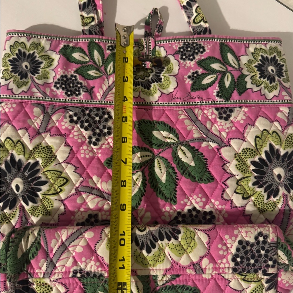 Vera Bradley Floral Pink Quilted Tote Bag - Picture 4 of 8